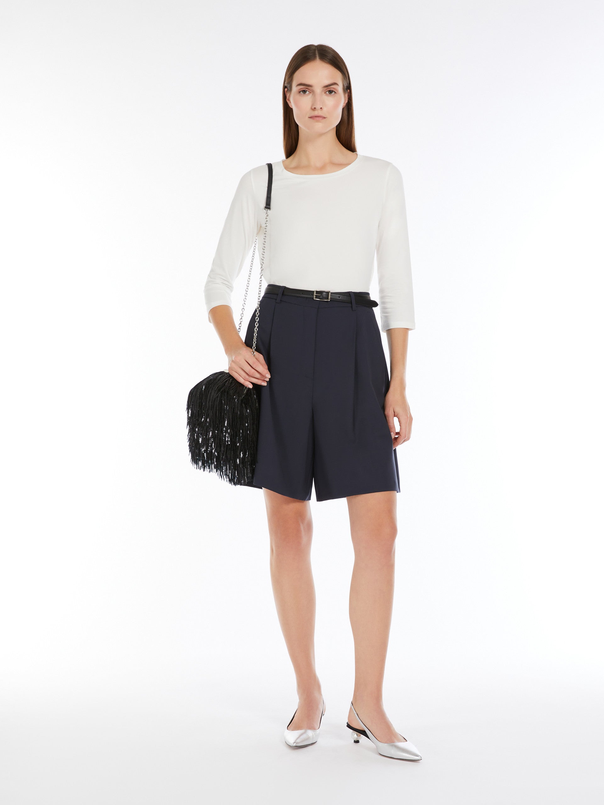 Organic Cotton Jersey T-Shirt for Women - White - Max Mara UAE