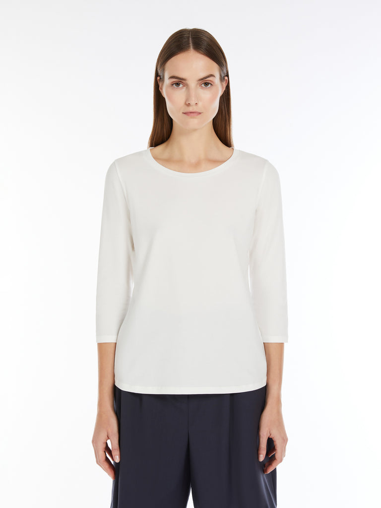 max mara organic cotton jersey t-shirt