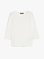 Organic Cotton Jersey T-Shirt for Women - White - Max Mara UAE