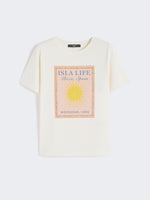 Cotton Jersey T-Shirt for Women - Ecru - Max Mara UAE