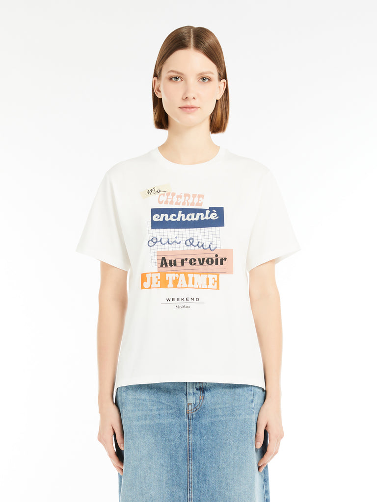max mara jersey print t-shirt