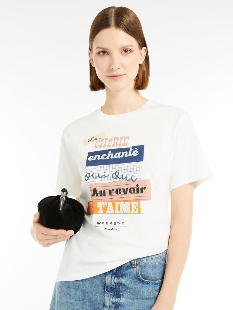 max mara jersey print t-shirt