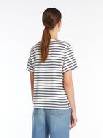 Cotton T-Shirt for Women - Navy - Max Mara UAE