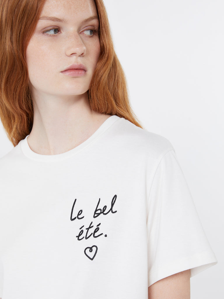 max mara jersey t-shirt with graphics