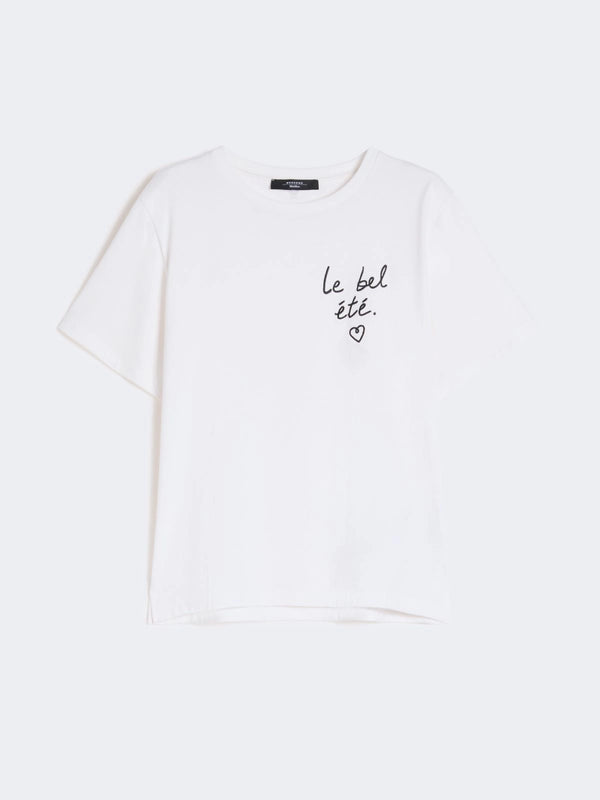 max mara jersey t-shirt with graphics for women
