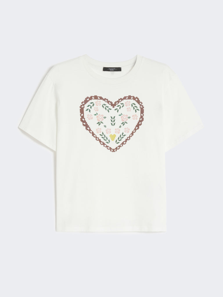 Cotton T-shirt with graphic print