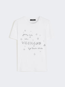 Cotton print T-shirt