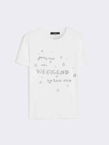Cotton print T-shirt