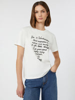Cotton Print T-Shirt for Women - White - Max Mara UAE