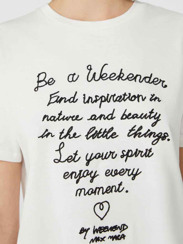 max mara cotton print t-shirt