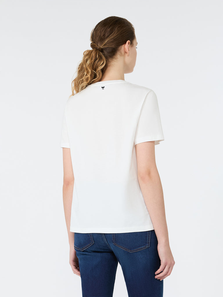 max mara cotton print t-shirt
