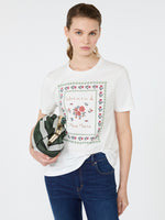 max mara cotton print t-shirt for women