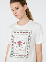 max mara cotton print t-shirt for women