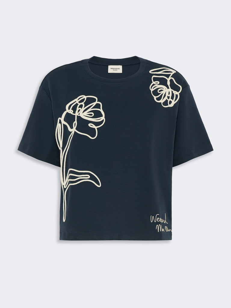 max mara boxy-fit cotton t-shirt