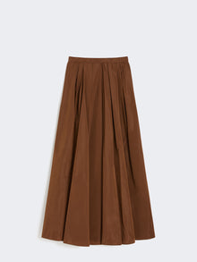 Long Taffeta Skirt for Women - Brown - Max Mara UAE