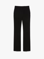 Flared Sable Trousers for Women - Black - Max Mara UAE
