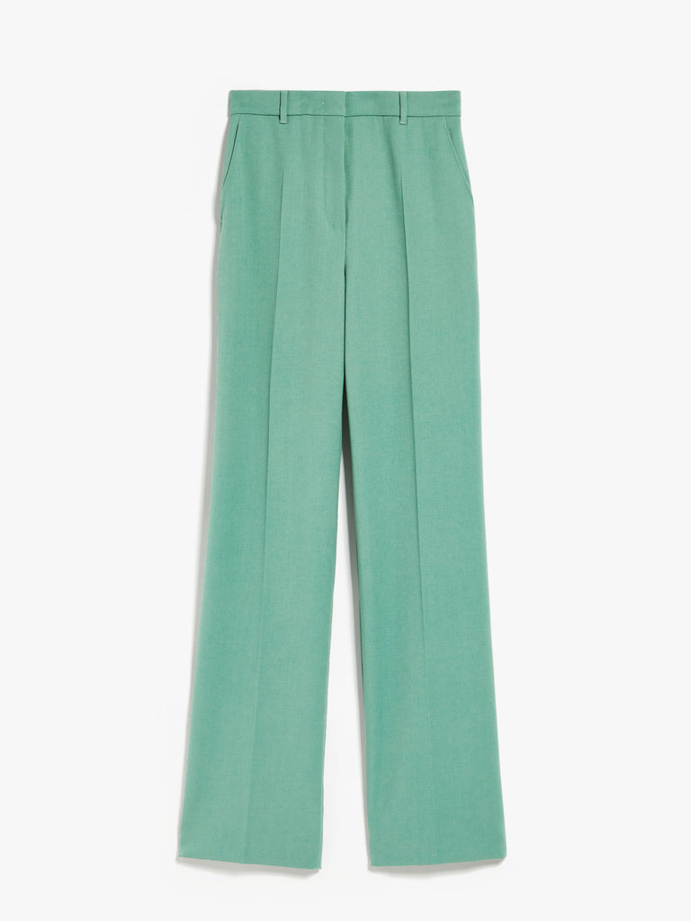 Wool crepe trousers