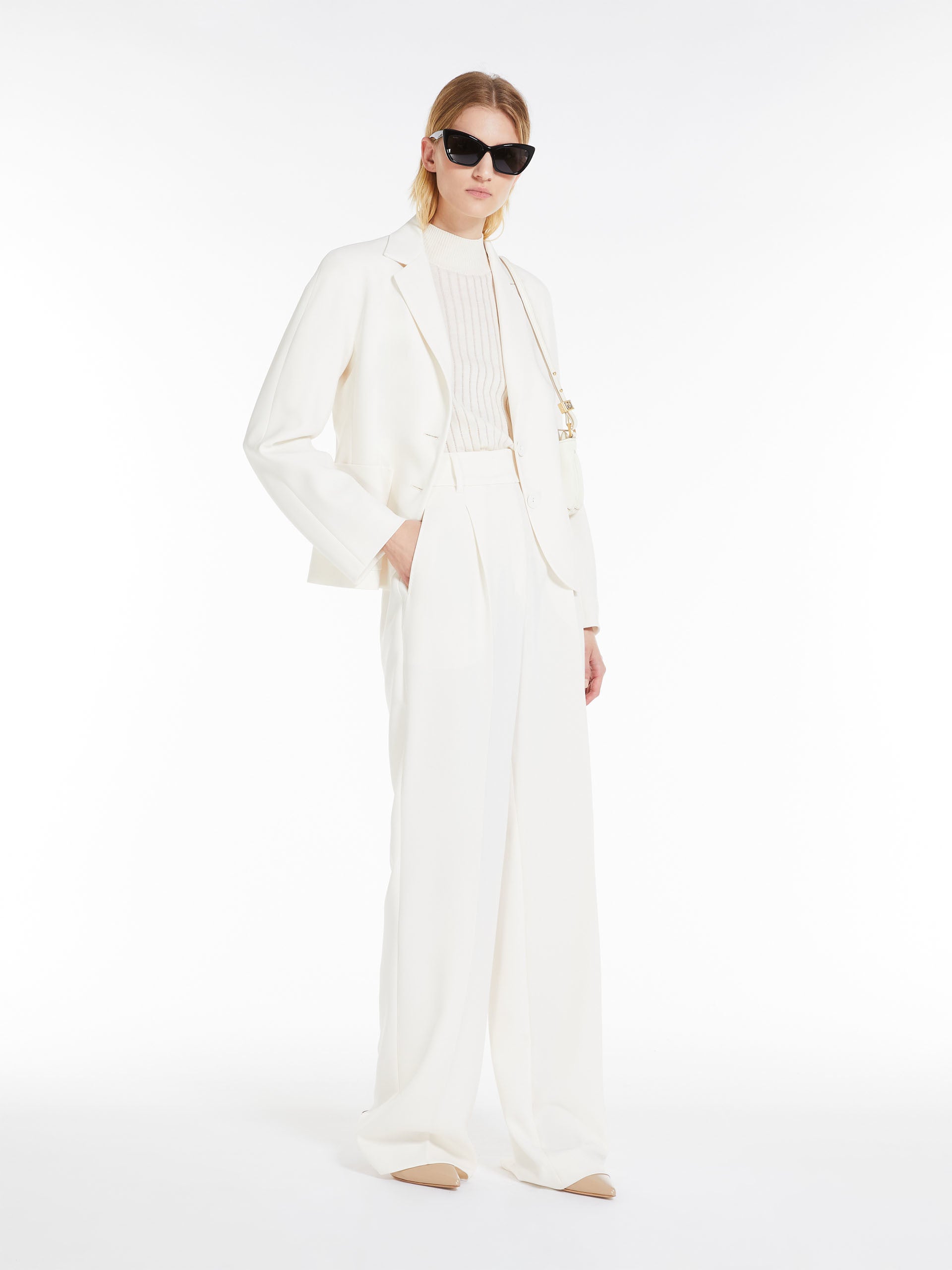 Flowing cady trousers