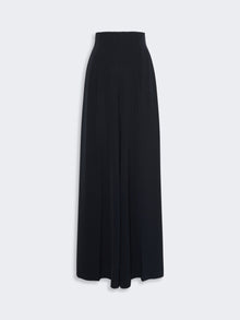 High-Waisted Cady Trousers for Women - Midnightblue - Max Mara UAE