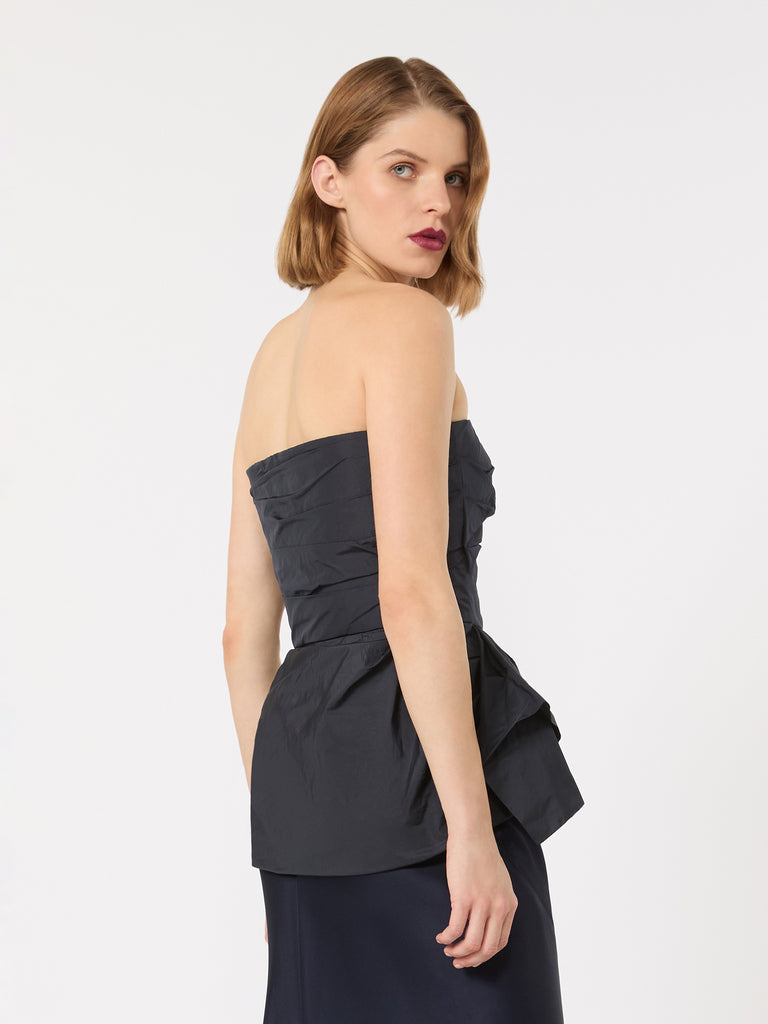 max mara taffeta corset top
