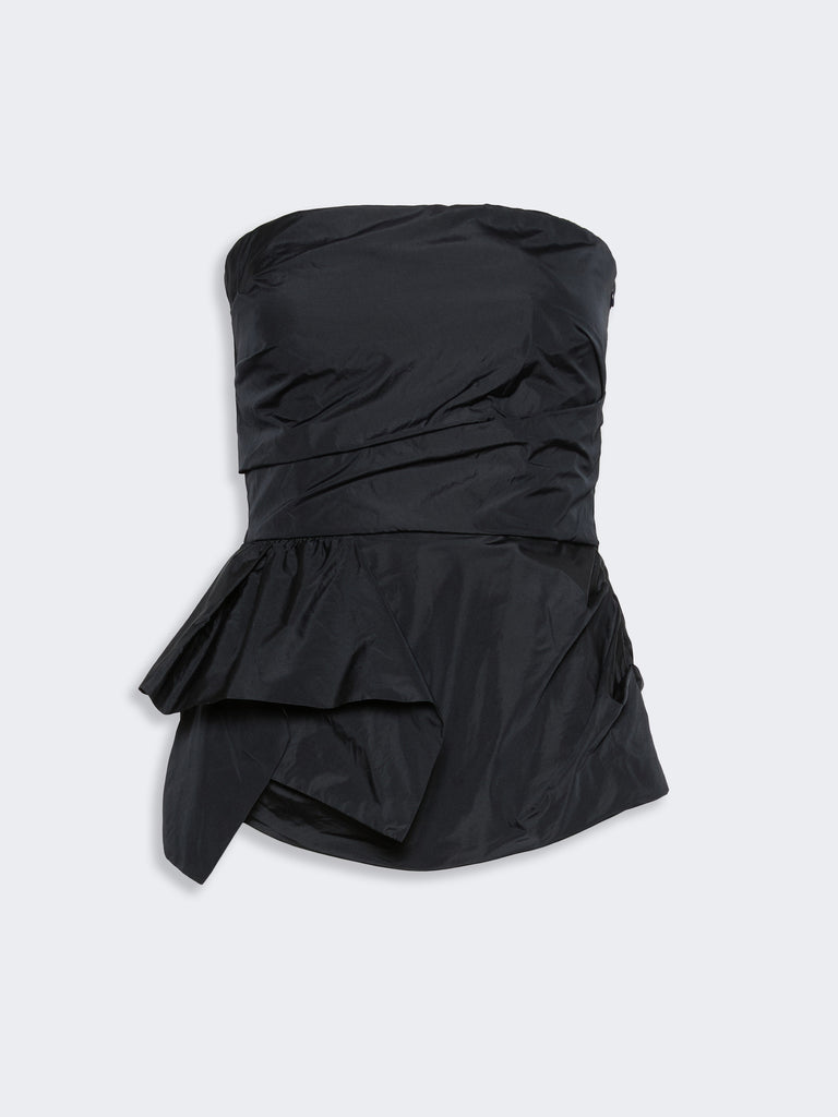 max mara taffeta corset top