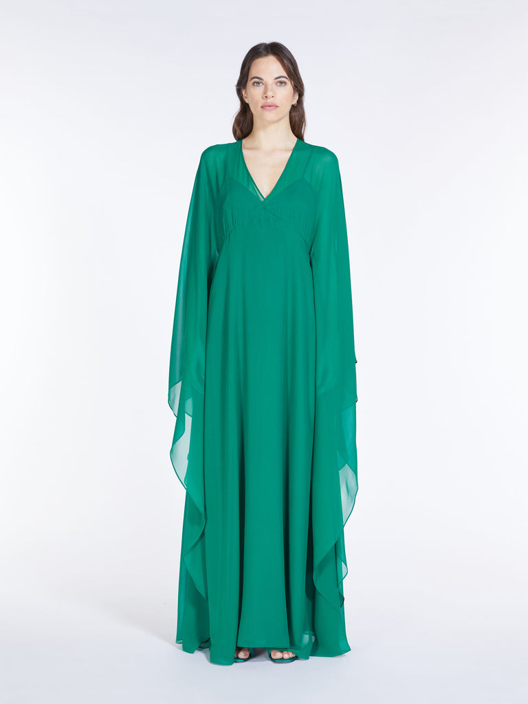 Butterfly sleeve dress