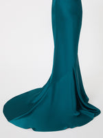 max mara long envers satin dress for women