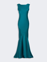 max mara long envers satin dress for women