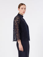 max mara macramé lace blouse for women