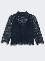 max mara macramé lace blouse for women