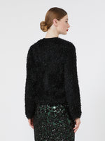 max mara soft-textured cardigan with sequins for women