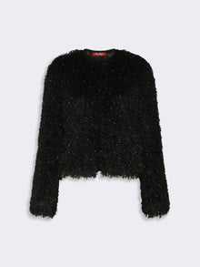 max mara soft-textured cardigan with sequins for women