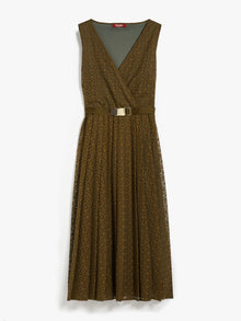 Lace dress with circular skirt