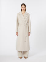 Wool robe coat