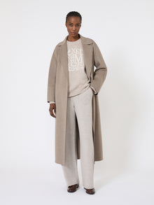 Wool robe coat