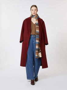 Wool robe coat
