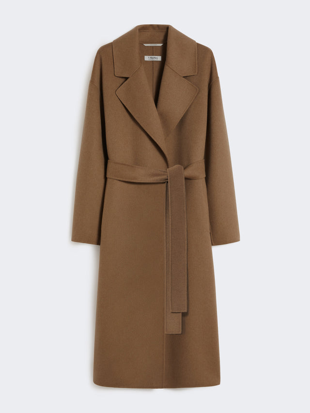 max mara long wool broadcloth coat for women