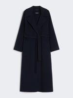 Wool Robe Coat for Women - Midnightblue - Max Mara UAE