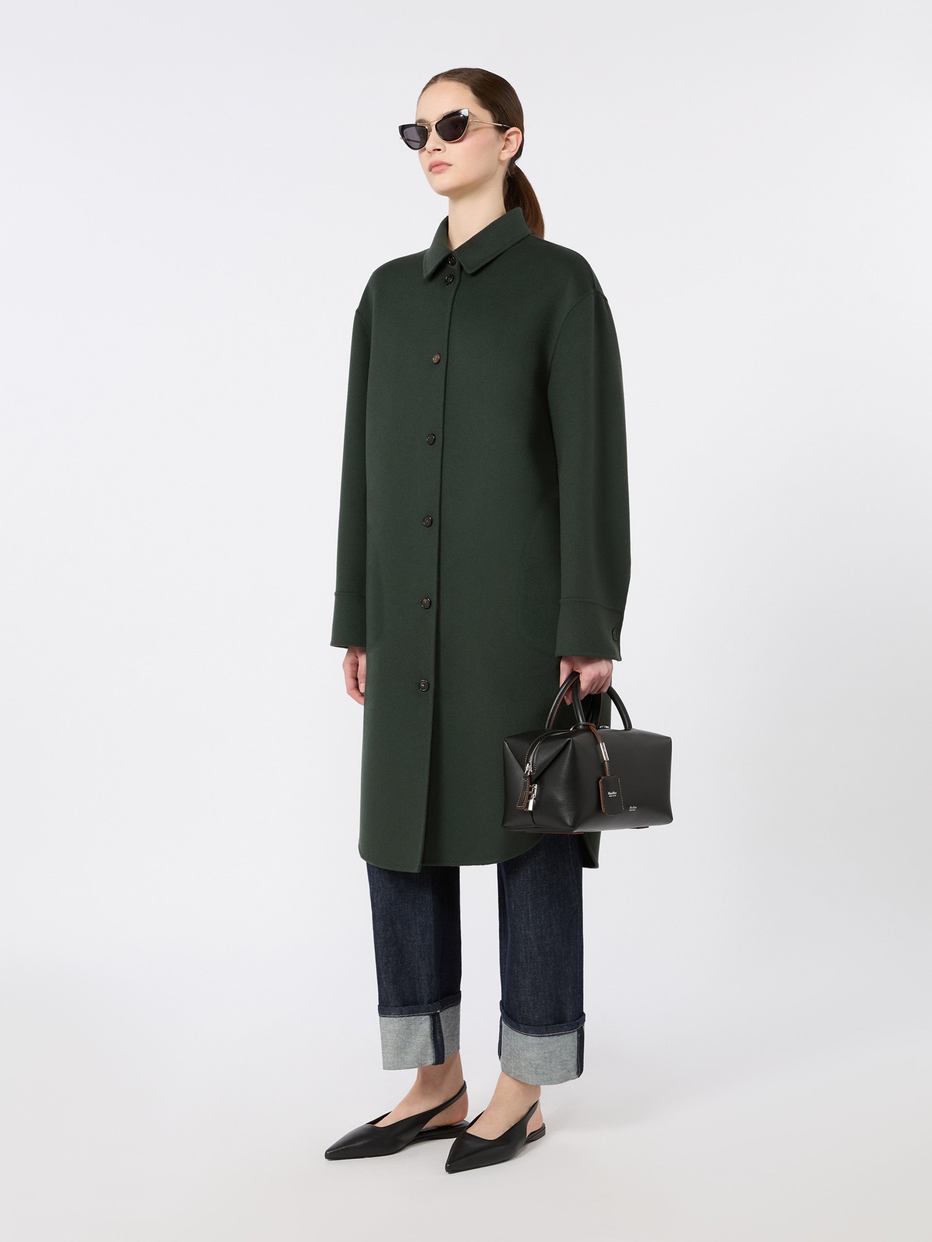max mara wool drap midi coat for women