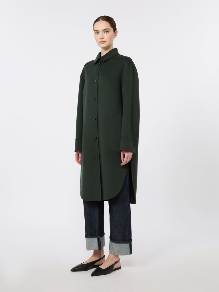 max mara wool drap midi coat