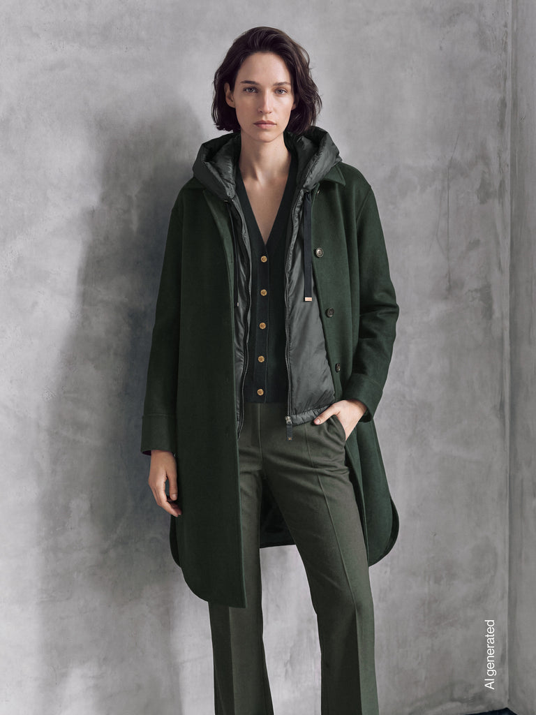 max mara wool drap midi coat