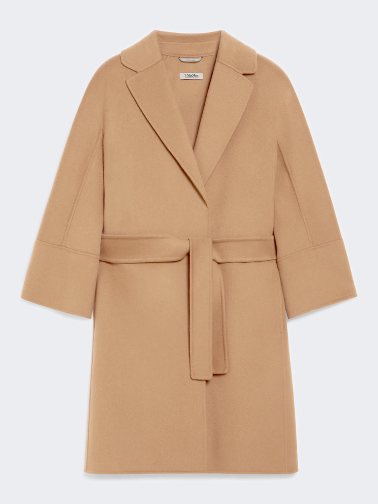 max mara short double-faced wool coat