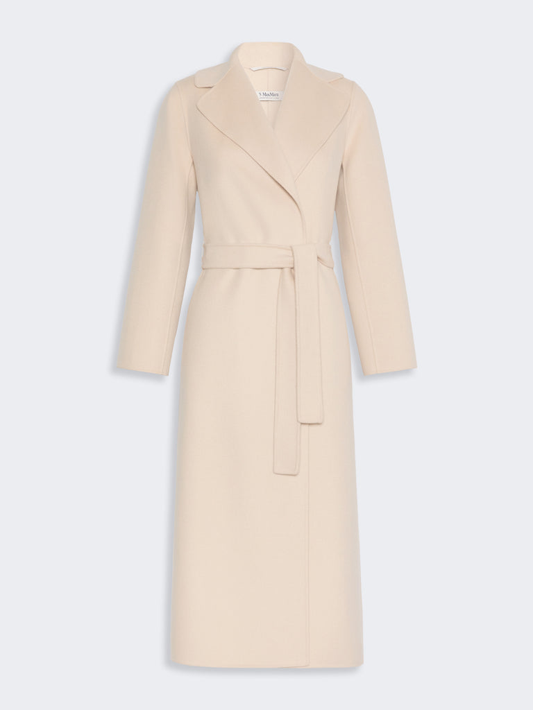 max mara wool broadcloth robe coat