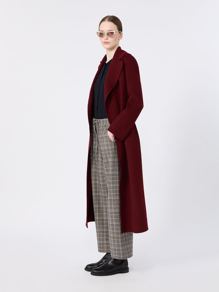 max mara wool broadcloth robe coat