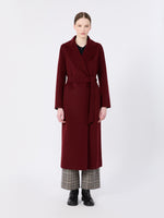 max mara wool broadcloth robe coat for women
