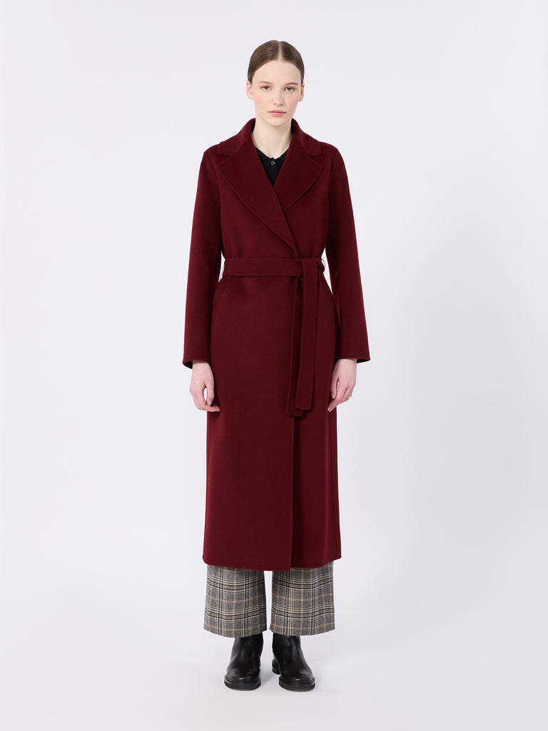 max mara wool broadcloth robe coat