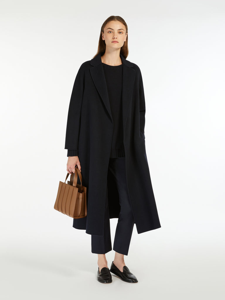 max mara wool broadcloth midi coat