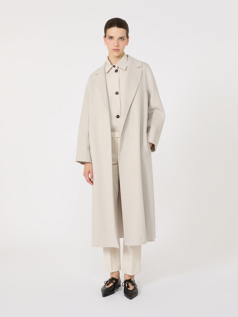 max mara wool broadcloth midi coat