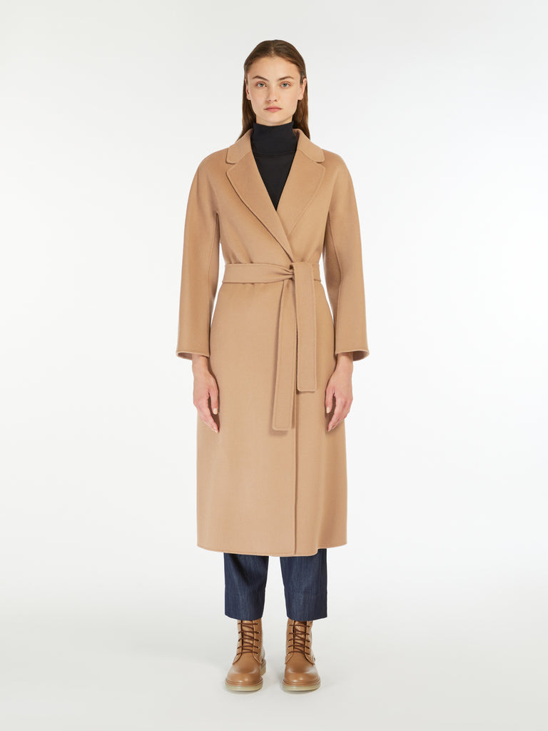max mara wool broadcloth midi coat
