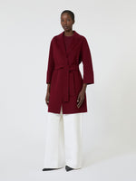 max mara short double-faced wool coat for women